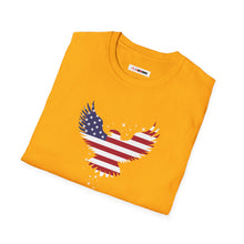 Load image into Gallery viewer, United Strong Unisex Graphic T-Shirt - Patriotic Eagle Silhouette
