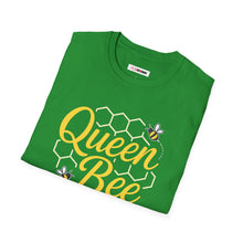 Load image into Gallery viewer, Women&#39;s T-Shirt - Queen Bee With Honeycomb Design
