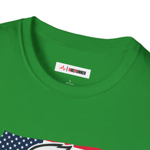 Load image into Gallery viewer, Proud American Unisex T-Shirt - Eagle On American Flag
