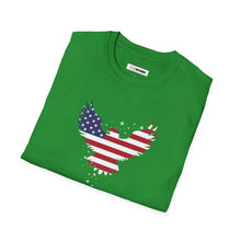Load image into Gallery viewer, United Strong Unisex Graphic T-Shirt - Patriotic Eagle Silhouette
