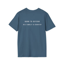 Load image into Gallery viewer, American Dad T-Shirt With Stars and Stripes Shield
