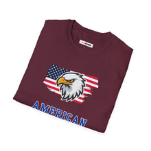 Load image into Gallery viewer, American Legend Unisex Graphic T-Shirt - Eagle On American Flag
