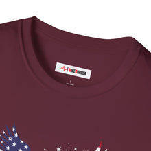 Load image into Gallery viewer, United Strong Unisex Graphic T-Shirt - Patriotic Eagle Silhouette
