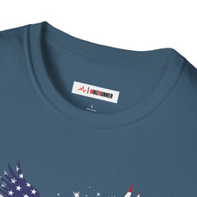 Load image into Gallery viewer, United Strong Unisex Graphic T-Shirt - Patriotic Eagle Silhouette
