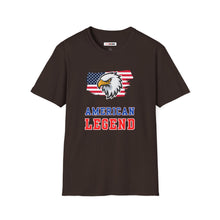 Load image into Gallery viewer, American Legend Unisex Graphic T-Shirt - Eagle On American Flag
