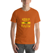 Load image into Gallery viewer, Keep The Faith Gold Unisex T-Shirt
