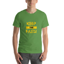 Load image into Gallery viewer, Keep The Faith Gold Unisex T-Shirt
