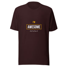 Load image into Gallery viewer, I&#39;m Awesome Unisex T-Shirt
