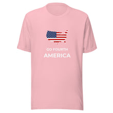 Load image into Gallery viewer, Go Fourth America with Map Unisex T-Shirt
