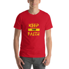 Load image into Gallery viewer, Keep The Faith Gold Unisex T-Shirt
