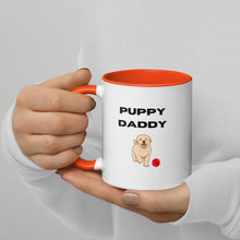 Load image into Gallery viewer, Puppy Daddy Mug with Color Inside
