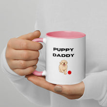 Load image into Gallery viewer, Puppy Daddy Mug with Color Inside
