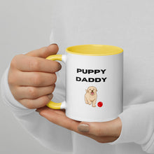 Load image into Gallery viewer, Puppy Daddy Mug with Color Inside
