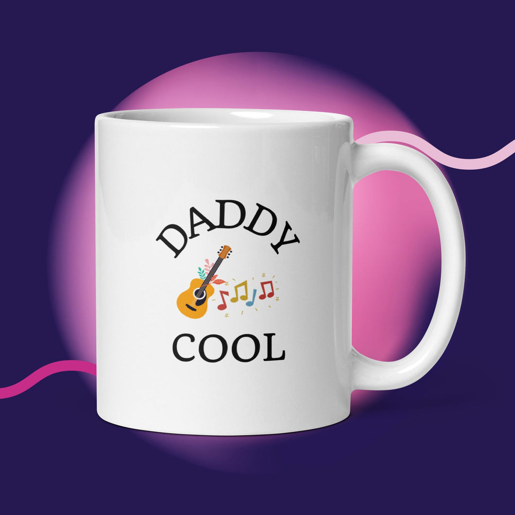 Daddy Cool White Glossy Mug