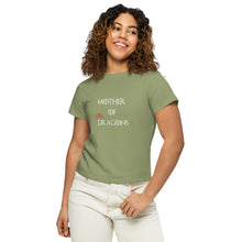 Load image into Gallery viewer, Mother of Little Dragons Women’s High-Waisted T-Shirt
