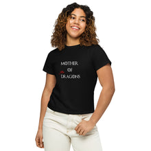 Load image into Gallery viewer, Mother of Little Dragons Women’s High-Waisted T-Shirt
