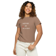 Load image into Gallery viewer, Mother of Little Dragons Women’s High-Waisted T-Shirt
