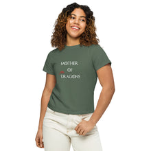 Load image into Gallery viewer, Mother of Little Dragons Women’s High-Waisted T-Shirt
