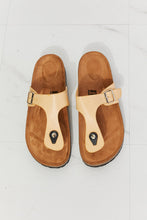 Load image into Gallery viewer, Drift Away T-Strap Flip-Flop in Sand Color
