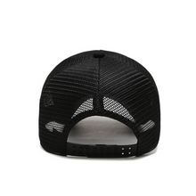 Load image into Gallery viewer, American Flag Trucker Hat with Adjustable Strap
