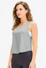 Load image into Gallery viewer, Breathable Mesh Cropped Athletic Tank For Women
