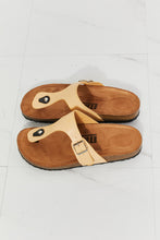 Load image into Gallery viewer, Drift Away T-Strap Flip-Flop in Sand Color
