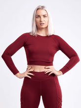 Load image into Gallery viewer, Long Sleeved Crop Top
