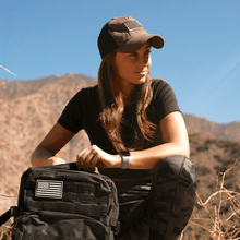 Load image into Gallery viewer, American Flag Trucker Hat with Adjustable Strap
