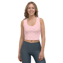 Load image into Gallery viewer, Women&#39;s Polka Pink Crop Top
