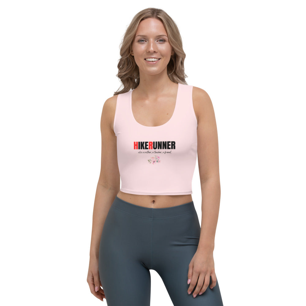 Hikerunner Women's Pale Pink Crop Top - MTF Quote