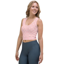 Load image into Gallery viewer, Women&#39;s Polka Pink Crop Top
