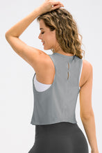 Load image into Gallery viewer, Breathable Mesh Cropped Athletic Tank For Women
