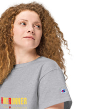 Load image into Gallery viewer, Hikerunner Champion Crop Top LMTO Yellow Print
