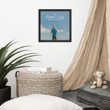 Load image into Gallery viewer, Father&#39;s Day Framed Poster - Thanks for everything Dad
