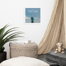 Load image into Gallery viewer, Father&#39;s Day Framed Poster - Thanks for everything Dad
