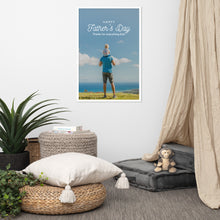 Load image into Gallery viewer, Father&#39;s Day Framed Poster - Thanks for everything Dad

