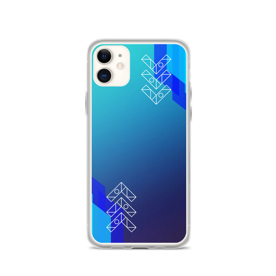 Artistic Digital Blue Phone Case For iPhone 13 Pro Max iPhone 13 Pro And Other iPhone Models