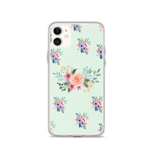 Load image into Gallery viewer, Flowers Arrangement On Green BG Phone Case For iPhone 13 Pro Max iPhone 13 Pro And Other iPhone Models
