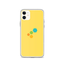 Load image into Gallery viewer, Colorful Hexagons On Yellow BG Phone Case For iPhone 13 Pro Max And Other iPhone Models
