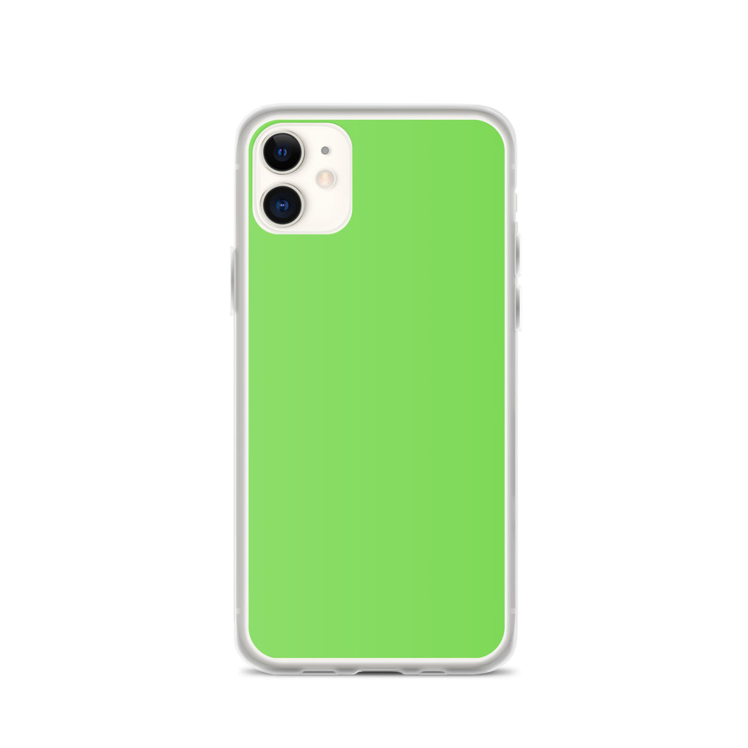 Solid Grass Green Phone Case For iPhone 13 Pro Max And Other iPhone Models