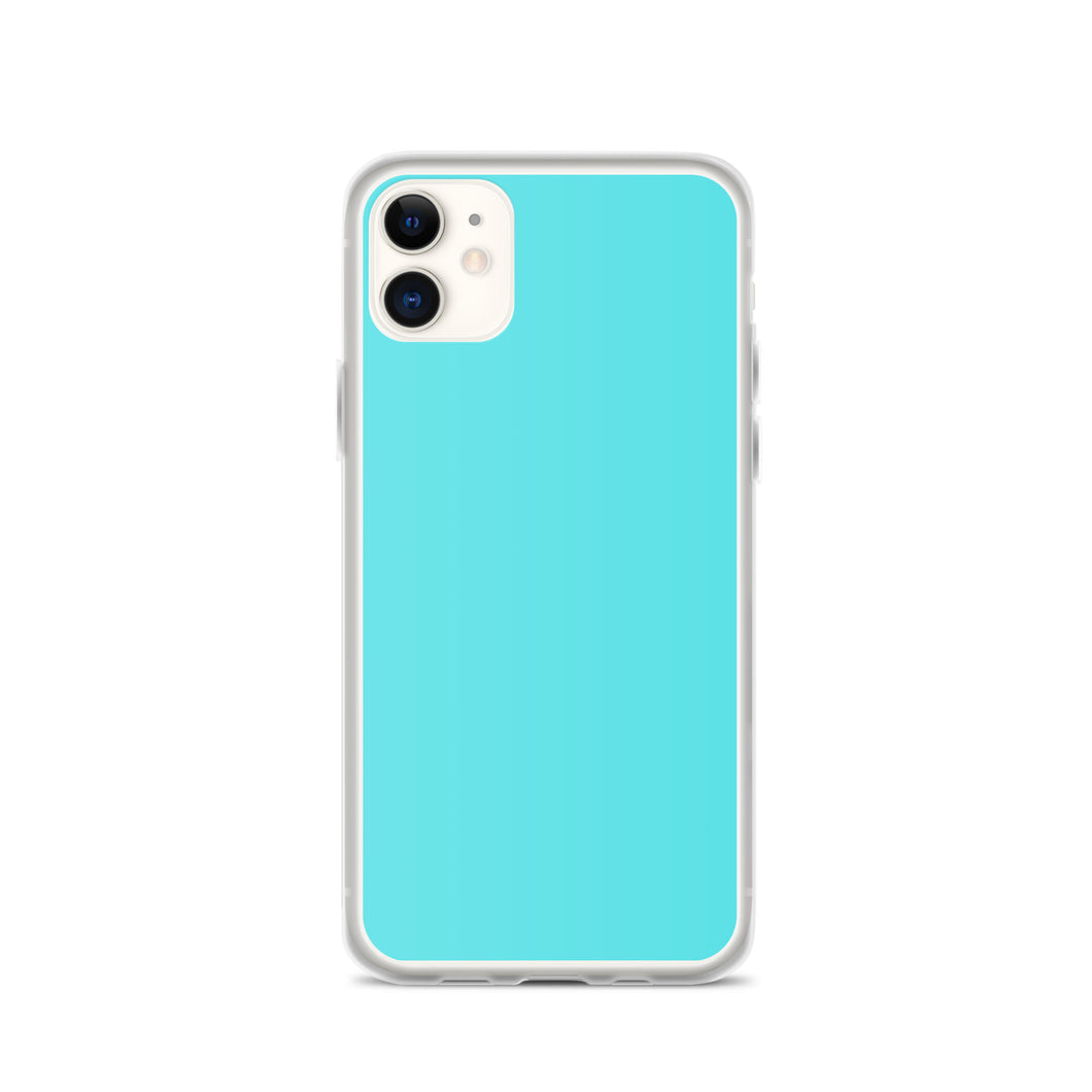 Solid Turquoise Phone Case For iPhone 13 Pro Max And Other iPhone Models