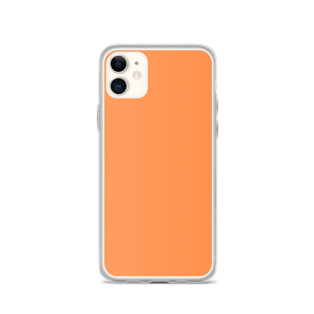 Solid Light Orange Phone Case For iPhone 13 Pro Max And Other iPhone Models