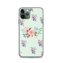 Load image into Gallery viewer, Flowers Arrangement On Green BG Phone Case For iPhone 13 Pro Max iPhone 13 Pro And Other iPhone Models
