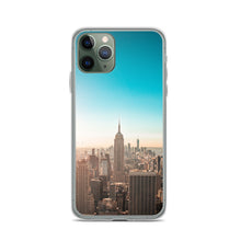 Load image into Gallery viewer, Turquoise Sky Over Minimalist City Phone Case For iPhone 13 Pro Max iPhone 13 Pro And Other iPhone Models
