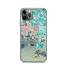 Load image into Gallery viewer, Turquoise Summer Splash Collage Phone Case For iPhone 13 Pro Max iPhone 13 Pro And Other iPhone Models
