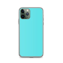 Load image into Gallery viewer, Solid Turquoise Phone Case For iPhone 13 Pro Max And Other iPhone Models
