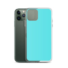 Load image into Gallery viewer, Solid Turquoise Phone Case For iPhone 13 Pro Max And Other iPhone Models
