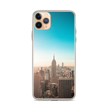 Load image into Gallery viewer, Turquoise Sky Over Minimalist City Phone Case For iPhone 13 Pro Max iPhone 13 Pro And Other iPhone Models
