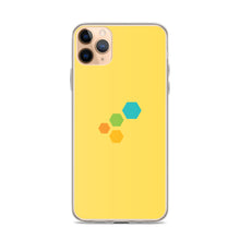 Load image into Gallery viewer, Colorful Hexagons On Yellow BG Phone Case For iPhone 13 Pro Max And Other iPhone Models
