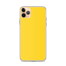 Load image into Gallery viewer, Solid Yellow Phone Case For iPhone 13 Pro Max And Other iPhone Models
